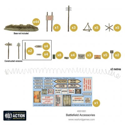 Bolt Action Battlefield Accessories Warlord Games 28mm