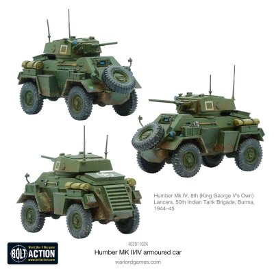 Zoom bild av Humber MK II/IV armoured car 28mm Bolt Action