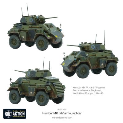 Zoom bild av Humber MK II/IV armoured car 28mm Bolt Action