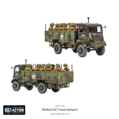 Zoom bild av Iconic British truck with infantry passengers 28mm
