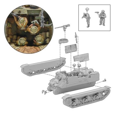 Zoom bild av Kangaroo APC (Priest) 28mm Warlord