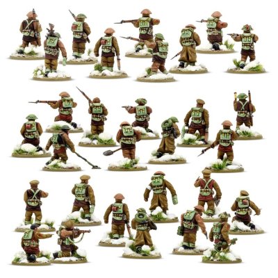 Zoom bild av British & Canadian infantry (Winter) Platoon 28mm Bolt Action Warlord Games