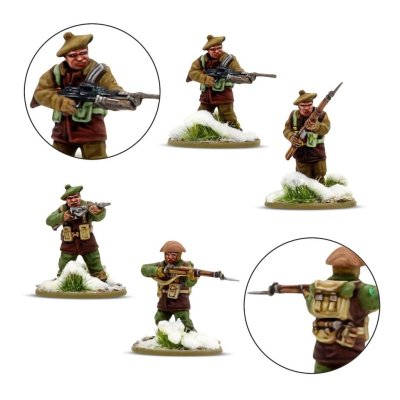Zoom bild av British & Canadian infantry (Winter) Platoon 28mm Warlord Games
