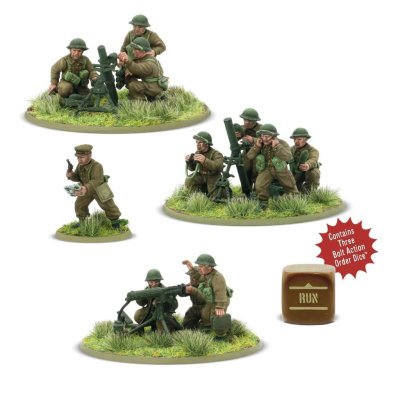 Zoom bild av British Heavy Weapons Platoon (plastic) 28mm Bolt Action Warlord Games