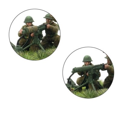 Zoom bild av British Heavy Weapons Platoon (plastic) 28mm