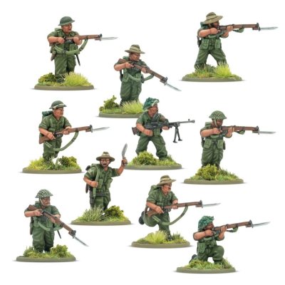 Zoom bild av 402011214 Gurkha Infantry Platoon Warlord 28mm Bolt Action Warlord Games