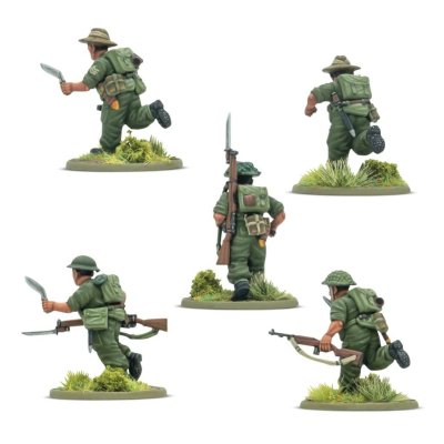Zoom bild av Gurkha Infantry Platoon Warlord 28mm Bolt Action