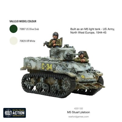 Zoom bild av M5 Stuart 28mm Bolt Action Warlord Games
