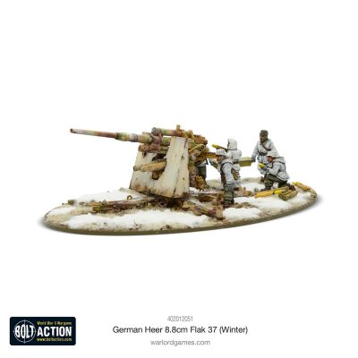 Zoom bild av German Heer 8.8cm Flak 37 (Winter) 28mm