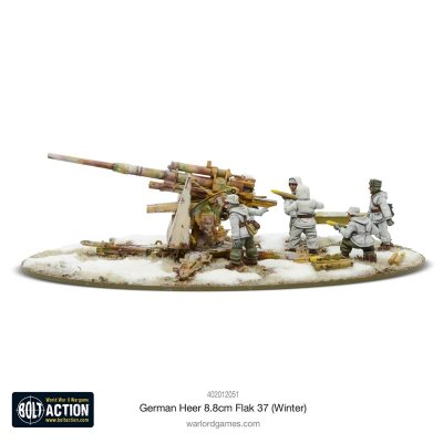 Zoom bild av German Heer 8.8cm Flak 37 (Winter) 28mm Bolt Actio