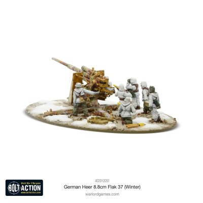 Zoom bild av German Heer 8.8cm Flak 37 (Winter) 28mm Warlord Games