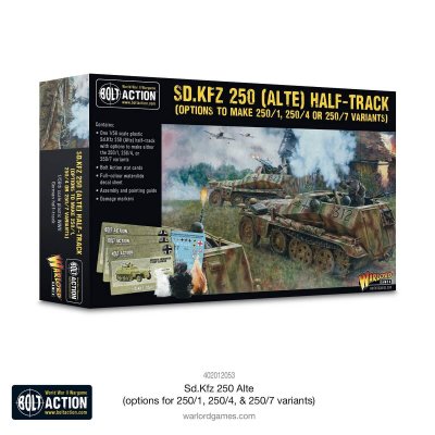 Zoom bild av 402012053 Sd.Kfz 250 Alte (Options for 250/1, 250/4 & 250/7) 28mm Bolt Action Warlord Games