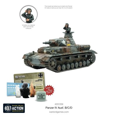 Zoom bild av 402012056 Panzer IV Ausf. B/C/D 28mm Bolt Action Warlord Games