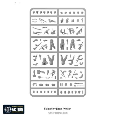 Zoom bild av German Fallschirmjäger Winter Bolt Action scale 28mm Warlord Games