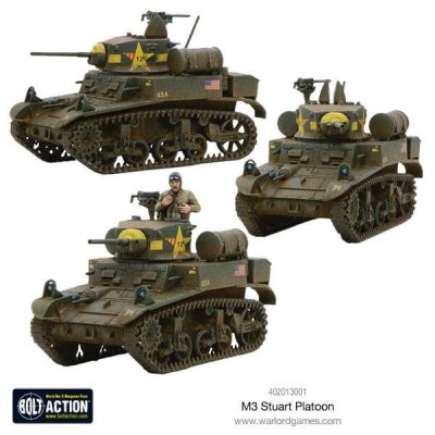 Zoom bild av 402013001 M3 Stuart Troop Warlord Games