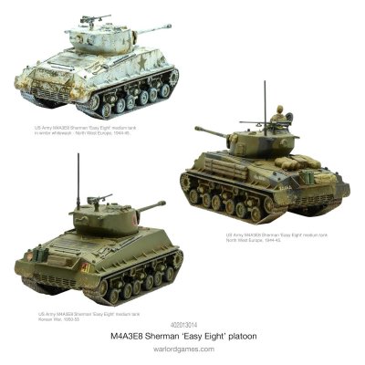 Zoom bild av M4A3E8 Sherman Easy Eight platoon 28mm Bolt Action