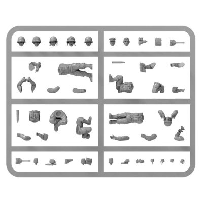 Zoom bild av US Army 57mm Anti-Tank Gun (plastic) sprue 28mm