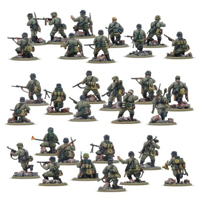 Zoom bild av German Veteran Infantry Platoon 28mm Bolt Action
