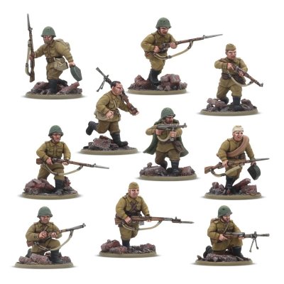 Zoom bild av 402014008 Soviet Army Infantry Platoon 28mm Bolt Action Warlord Games