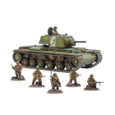Zoom bild av 402014010 KV-1/2 Heavy Tank 28mm Bolt Action Warlord Games