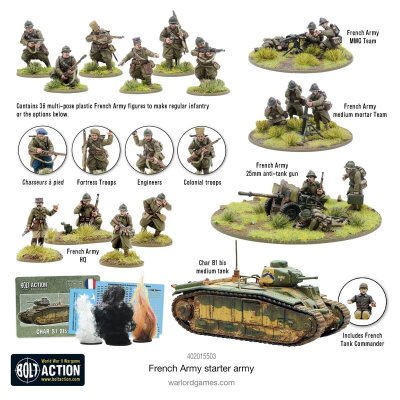 Zoom bild av 402015503 French Army Starter Army 28mm Bolt Action Warlord Games