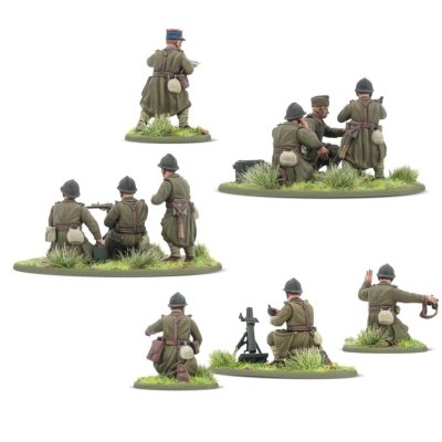 Zoom bild av French Army Heavy Weapons Platoon 28mm Bolt Action Warlord Games