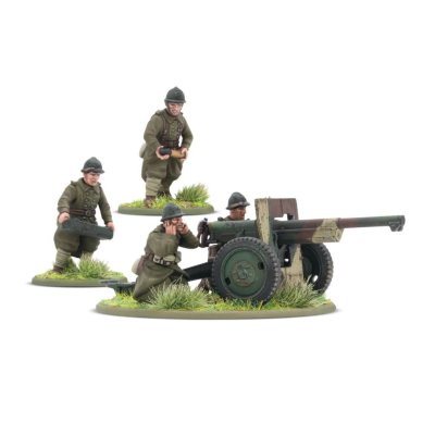 Zoom bild av 402015507 French Army 75mm Light Artillery 28mm Bolt Action Warlord Games