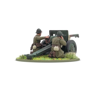 Zoom bild av French Army 75mm Light Artillery 28mm Bolt Action Warlord Games