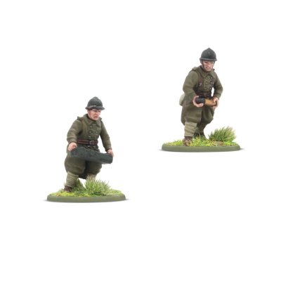 Zoom bild av French Army 75mm Light Artillery 28mm