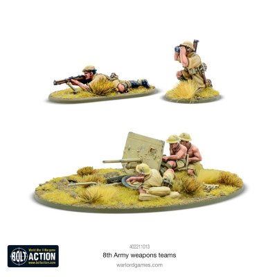 Zoom bild av 8th Army Weapons Teams 28mm