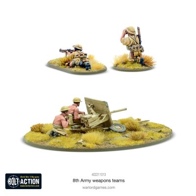 Zoom bild av 8th Army Weapons Teams 28mm Bolt Action