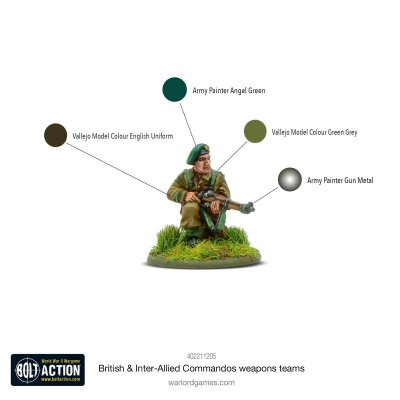 Zoom bild av British & Inter-Allied Commandos weapons teams