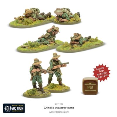 Zoom bild av 402211206 Chindit weapons teams 28mm Bolt Action Warlord Games