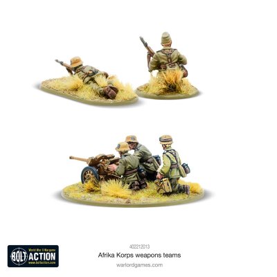Zoom bild av Afrika Korps Weapons Teams 28mm