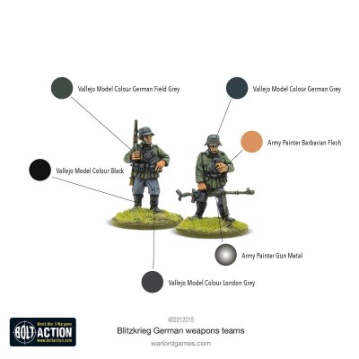 Zoom bild av Blitzkrieg German weapons teams paint scheme