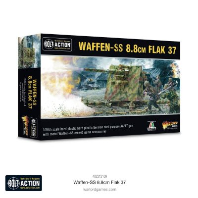 Zoom bild av 402212109 Waffen-SS 8.8cm Flak 37 scale 28mm Bolt Action Warlord Games