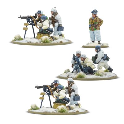 Zoom bild av 402212113 German Winter Fallschirmjager Heavy Weapon Platoon 28mm Bolt Action Warlord Games
