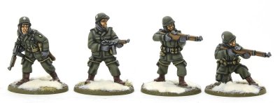 Zoom bild av US Airborne Squad (Winter) 28mm Bolt Action Warlord Games