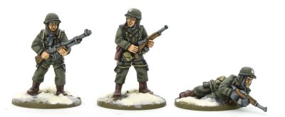 Zoom bild av US Airborne Squad (Winter) 28mm Bolt Action