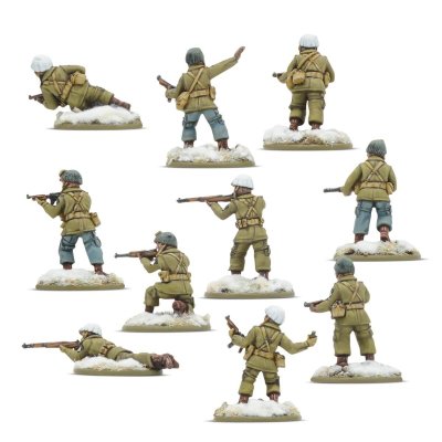 Zoom bild av US Airborne (Winter) Pathfinder Squad 28mm Bolt Action