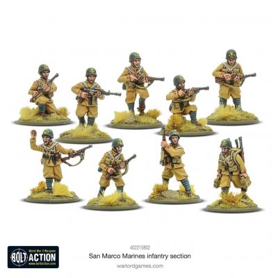 Zoom bild av San Marco Marines Infantry Section 28mm