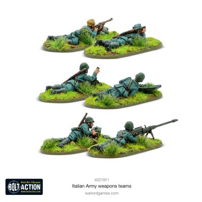 Italian Army anti-tank rifle, sniper and Brixia 45mm light mortar 28mm Bolt Action
