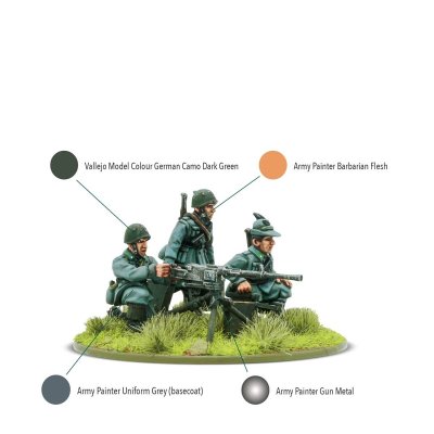 Zoom bild av Italian Alpini Fiat-Revelli Modello 1935 Medium Machine Gun Team 28mm