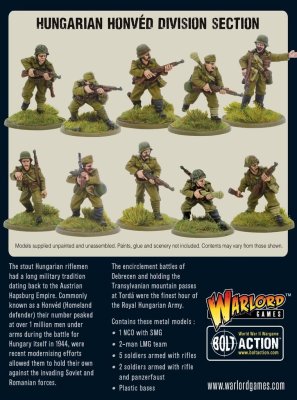 Zoom bild av 402217401 Hungarian Army Honved Division Section Warlord 28mm