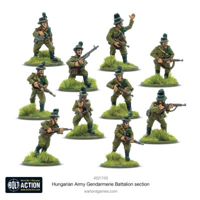 Zoom bild av 402217403 Hungarian Army Gendarmerie Battalion 28mm Section Bolt Action