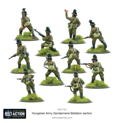 Zoom bild av Hungarian Army Gendarmerie Battalion Section 28mm Warlord Games