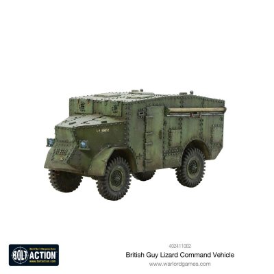 Zoom bild av Guy Lizard command vehicle Warlord Games