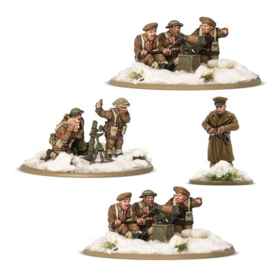 Zoom bild av British & Canadian Infantry (Winter) Heavy Weapons Platoon 28mm Bolt Action