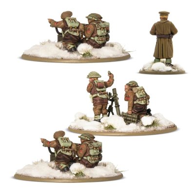 Zoom bild av 402411008 British & Canadian Infantry (Winter) Heavy Weapons Platoon 28mm Bolt Action Warlord Games