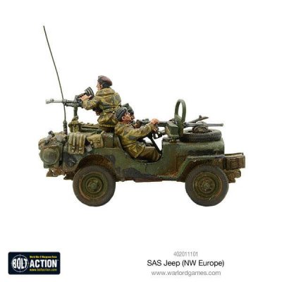 Zoom bild av 402411101 SAS Jeep (NW Europe) 28mm Bolt Action Warlord Games